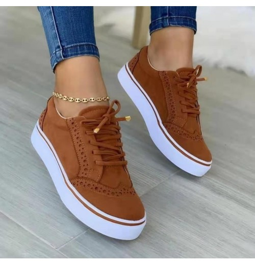 2024 New Styles Casual Walking Shoes PU Leather Tennis Sneakers Comfortable Fashion Sports Running Shoes for Women