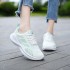 Hot Sale Spring Mesh Lace Up Custom Logo Sneakers Womens Tennis Walking Style Running Sport White Shoes For Women New Style